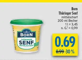 diska Born thüringer senf mittelscharf Angebot