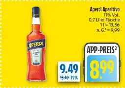 diska Aperol aperol aperitivo Angebot