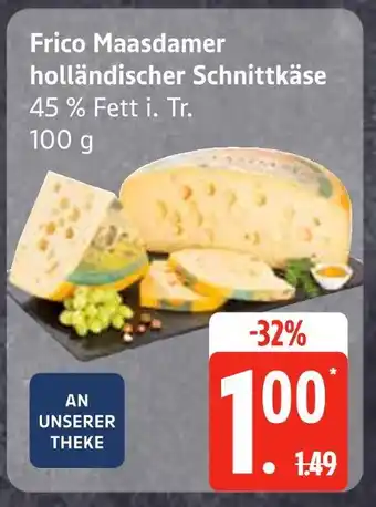 Edeka Frico maasdamer holländischer schnittkäse Angebot