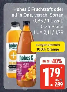 Edeka Hohes c fruchtsaft Angebot