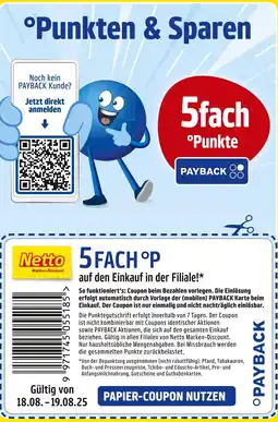 Netto Marken-Discount Payback 5fach °punkte Angebot