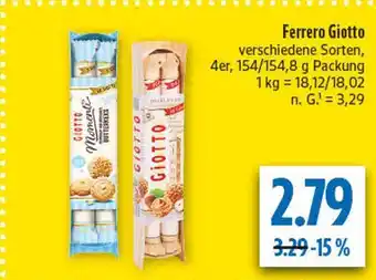 diska Ferrero giotto mandel Angebot