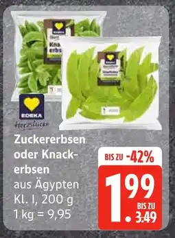 Edeka Edeka zuckererbsen Angebot