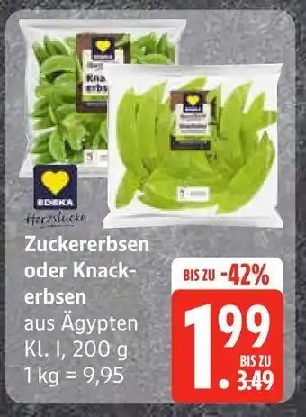 Edeka Edeka zuckererbsen Angebot