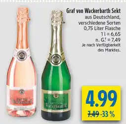 diska Graf von wackerbarth sekt rosé Angebot