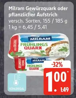 Edeka Milram gewürzquark Angebot
