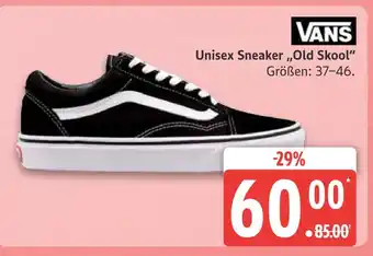 Marktkauf Vans unisex sneaker old skool Angebot