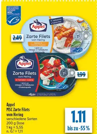 diska Appel zarte filets vom hering balance gemüse-ingwer Angebot