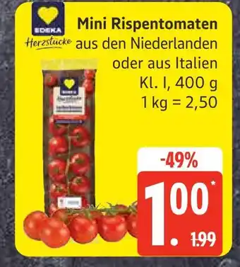 Edeka Edeka mini rispentomaten Angebot