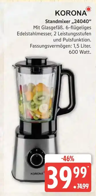 Marktkauf Korona standmixer 24040 Angebot
