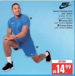 Marktkauf Nike herren trainings-shirt Angebot