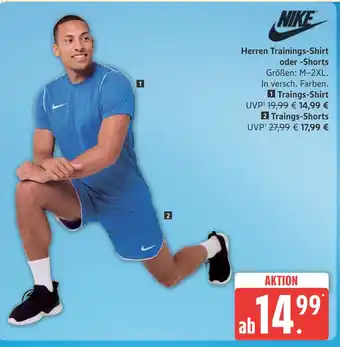 Marktkauf Nike herren trainings-shirt Angebot