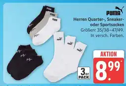 Marktkauf Puma herren quarter-socken Angebot