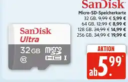 Marktkauf Sandisk micro-sd-speicherkarte 32 gb Angebot