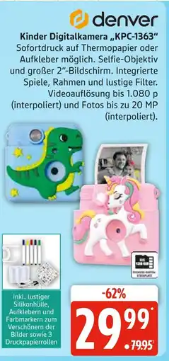 Marktkauf Denver kinder digitalkamera kpc-1363 Angebot