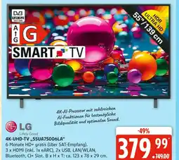 Marktkauf Lg 4k-uhd-tv 55ua75006la Angebot