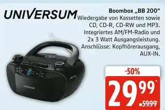 Marktkauf Universum boombox bb 200 Angebot