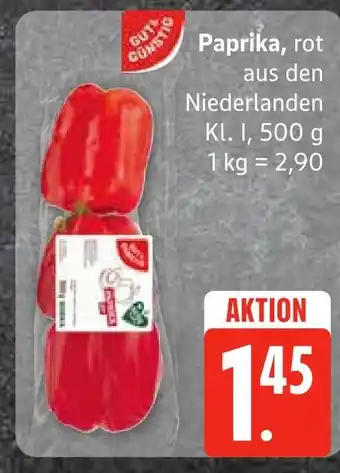 Edeka Paprika, rot Angebot