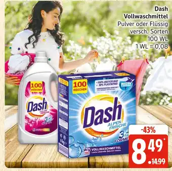 Marktkauf Dash vollwaschmittel color frisch Angebot