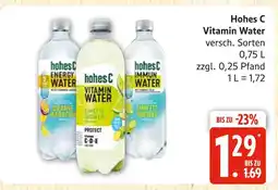 Marktkauf Hohes c energy water orange maracuja Angebot
