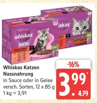 Marktkauf Whiskas katzen nassnahrung Angebot
