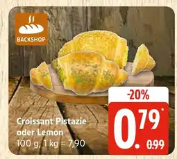Marktkauf Backshop croissant pistazie oder lemon Angebot