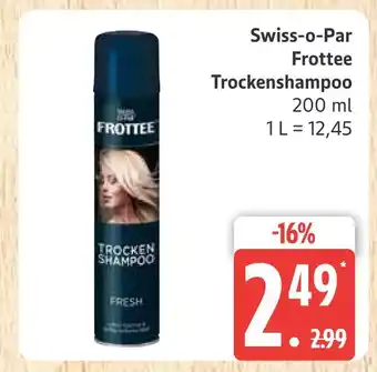 Marktkauf Swiss-o-par frottee trockenshampoo Angebot