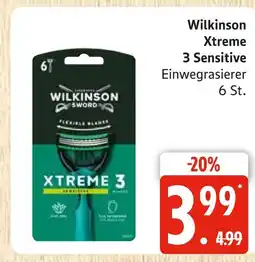 Marktkauf Wilkinson xtreme 3 sensitive Angebot