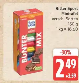 Marktkauf Ritter sport minitafel Angebot