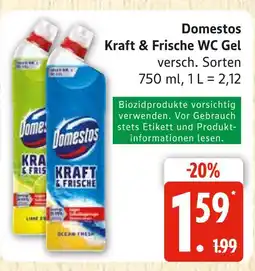 Marktkauf Domestos kraft & frische wc gel Angebot
