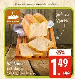 Marktkauf Weißbrot mit butter Angebot