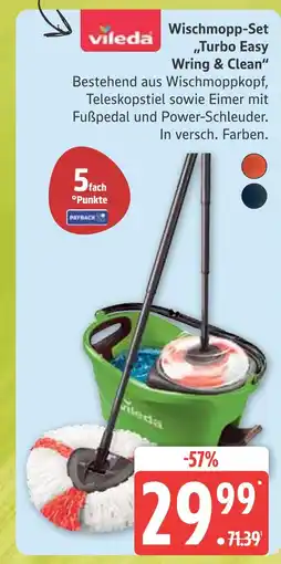 Marktkauf Vileda wischmopp-set turbo easy wring & clean Angebot