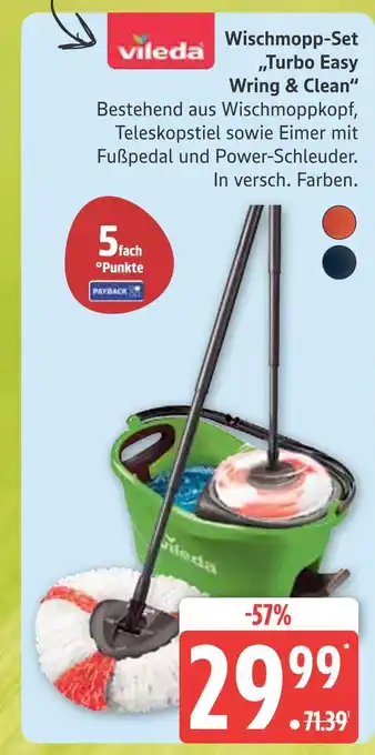 Marktkauf Vileda wischmopp-set turbo easy wring & clean Angebot