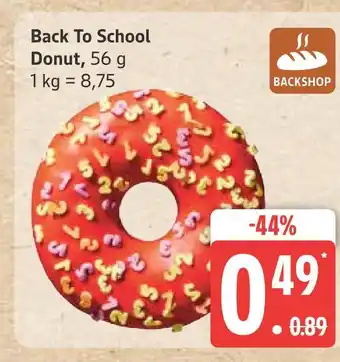 Marktkauf Backshop back to school donut Angebot