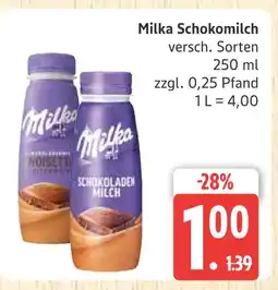 Marktkauf Milka schokoladen milch Angebot