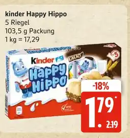 Marktkauf Kinder happy hippo Angebot