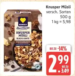 Marktkauf Edeka knusper müsli Angebot