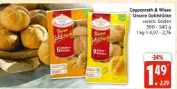 Marktkauf Coppenrath & wiese unsere goldstücke 6 mehrkorn-brötchen Angebot