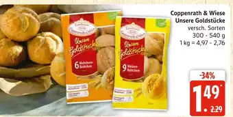 Marktkauf Coppenrath & wiese unsere goldstücke 6 mehrkorn-brötchen Angebot