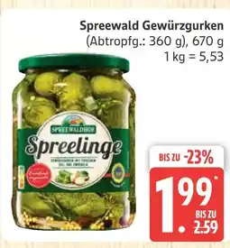 Marktkauf Spreewaldhof spreewald gewürzgurken Angebot