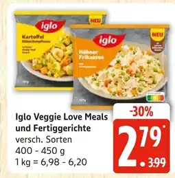 Marktkauf Iglo veggie love meals und fertiggerichte Angebot