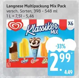 Marktkauf Langnese multipackung mix pack Angebot