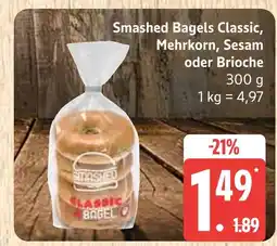 Marktkauf Smashed bagels classic Angebot