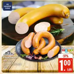 Marktkauf Gutfleisch fleischwurst mit knoblauch Angebot