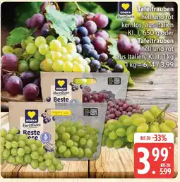 Marktkauf Edeka herzstücke tafeltrauben hell und rot kernlos Angebot