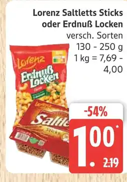 Marktkauf Lorenz saltletts sticks Angebot