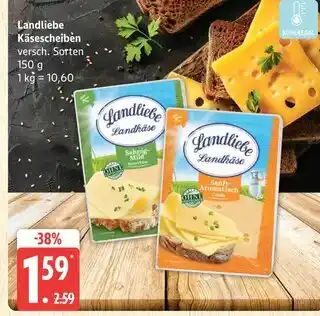 Marktkauf Landliebe käsescheiben sahnig-mild Angebot