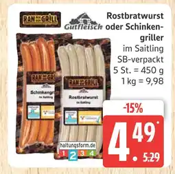 Marktkauf Ran an den grill schinkengriller Angebot