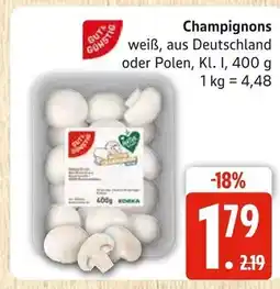 Marktkauf Champignons Angebot