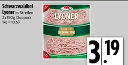 Edeka Schwarzwaldhof lyoner in streifen Angebot